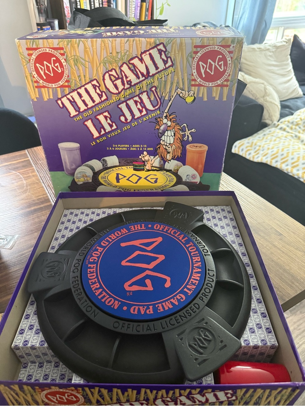 The Game Home Game Set in Purple and Black